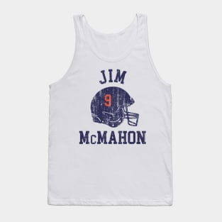 Jim McMahon Chicago Helmet Font Tank Top